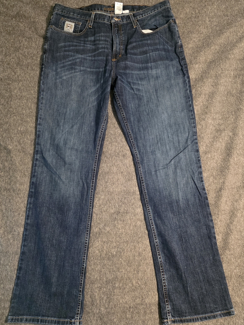 Cinch Men's Dark Blue Straight-Leg Jeans